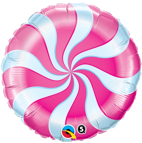 Q50976-18"圓形-粉紅糖果