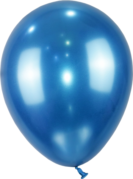 空飄12"圓型氣球-金屬藍