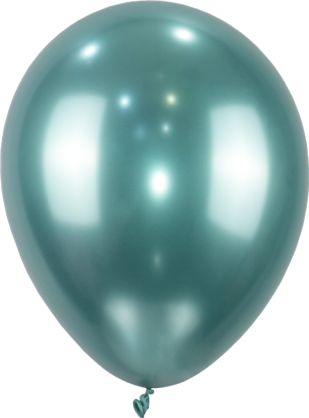 空飄12"圓型氣球-金屬綠