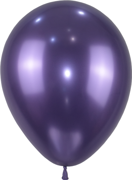 空飄12"圓型氣球-金屬紫