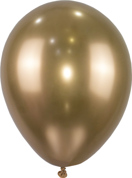 空飄12"圓型氣球-金屬金
