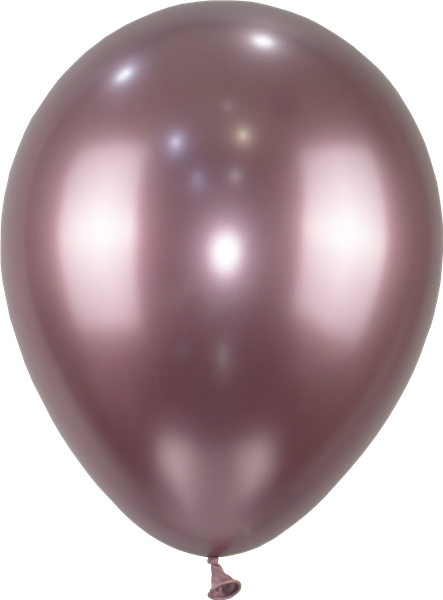 空飄12"圓型氣球-金屬粉