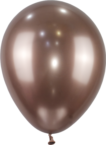 空飄12"圓型氣球-金屬玫瑰金