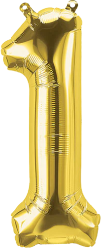 34"數字球: 1 (33*85CM)(28244)