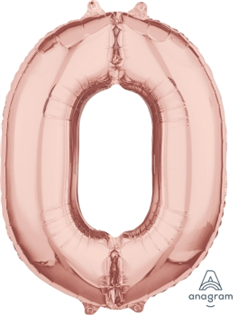 26" 玫瑰金數字: 0 (50*66CM)(36593
